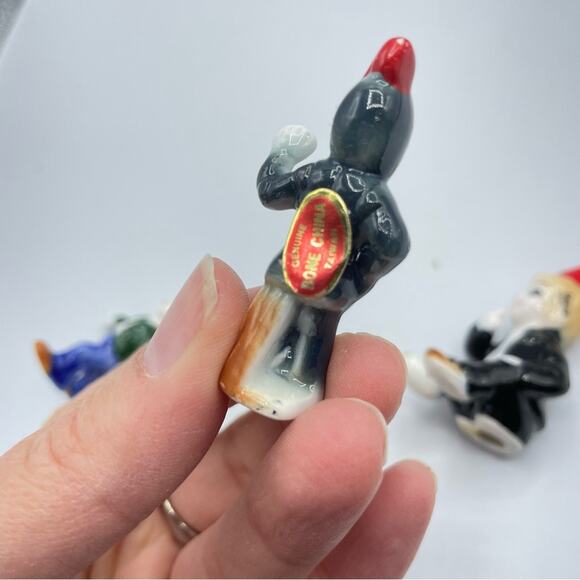 Vintage Bone China Three Piece Mini Figurine Set - Picture 7 of 10